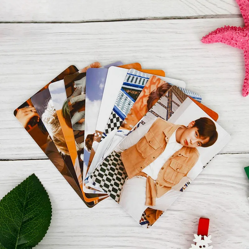 

9pcs/set Kpop ATEEZ New Album Photo Card Photocard Postcard TREASURE EP.FIN ALL TO ACTION Lomo Cards