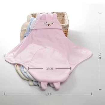 

Autumn Winter Warm Hooded Cartoon Print Baby Swaddle Blanket Quilt Shower Gift Infant Wrap Bath Towel Girl Boy Stroller Cover