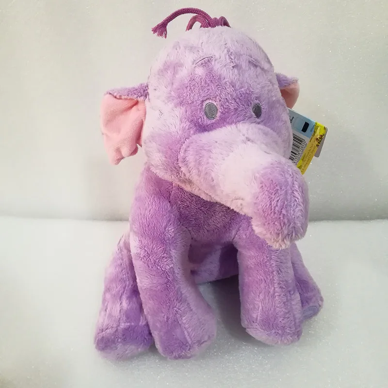 YGKB Tigger Eeyore Piglet Friends Lumpy Heffalump Plush Doll 35Cm Cute Stuffed Animals Purple Elephant Plush Toys Kids Gifts