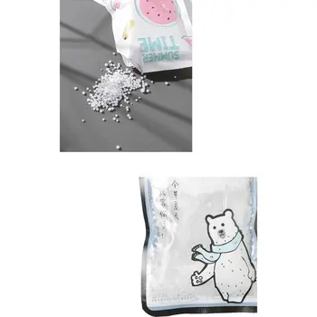 

10.7x7.7CM 10.7x7.7CM Summer Travel Portable Ice Pack Cartoon Figures Printed Package Cooling Children Fever Instant Cold Random