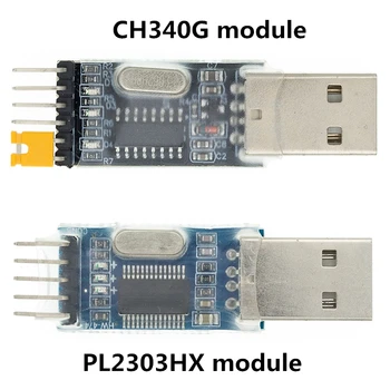 

10pcs PL2303 USB To RS232 TTL Converter Adapter Module/USB TTL converter UART module CH340G CH340 module 3.3V 5V switch