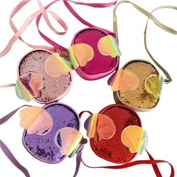 

Kids Crossbody Bag Solid Color Small Size Multipurpose Shoulder Bag for Girls( Yellow/Red/Purple/Pink/Rose Red)