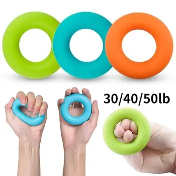 

Stretcher Silica Gel Gripper Finger Trainer Multicolor Sturdy Multi Specification Training Equipment Grip Ring Reusable Yoga