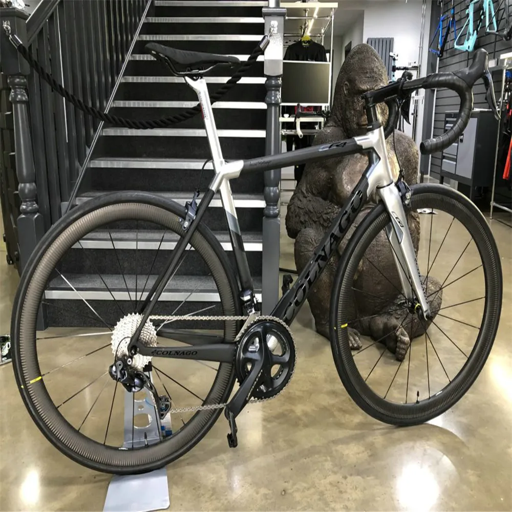 Художественный Декор Colnago C64 белый черный серебристый глянцевый углеродный