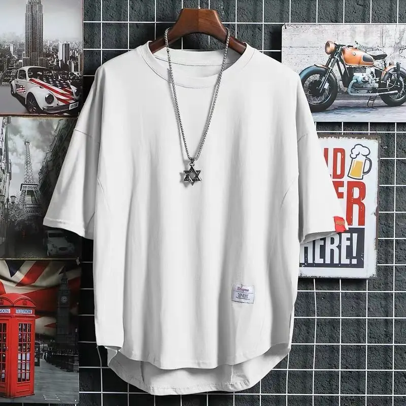 Лето 2019 Мужская футболка North Casual индивидуальная с вышивкой и коротким рукавом