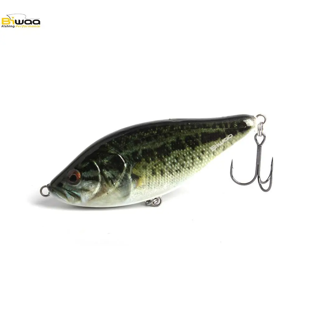 BIWAA RAFFAL 5 '飚 мм 75 г моноблок тонущий Swimbait bigbait Рыбацкая приманка glider планер Щука