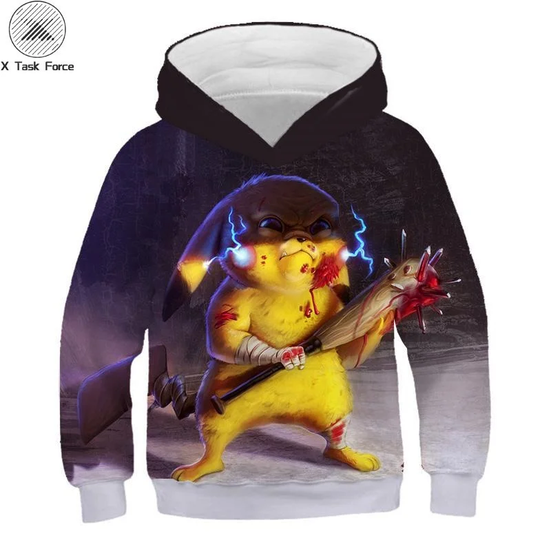 Sudadera con capucha con estampado 3D Аниме nios suter Pokemon Pikachu estilo divertido hombres y mujeres хип-хоп Прямая поставка