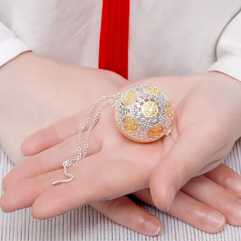 

Sterling silver hand-carved aromatherapy ball tea ceremony decoration sachet method gateball incense burner agarwood sachet