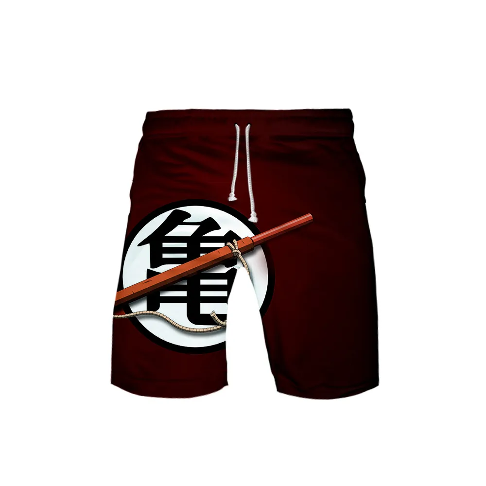 Boys3D Japan Anime GOKU 3D Board Shorts Trunks Summer New Quick Dry Beach Swimming Kids Hip Hop Short Pants Clothes | Мужская одежда