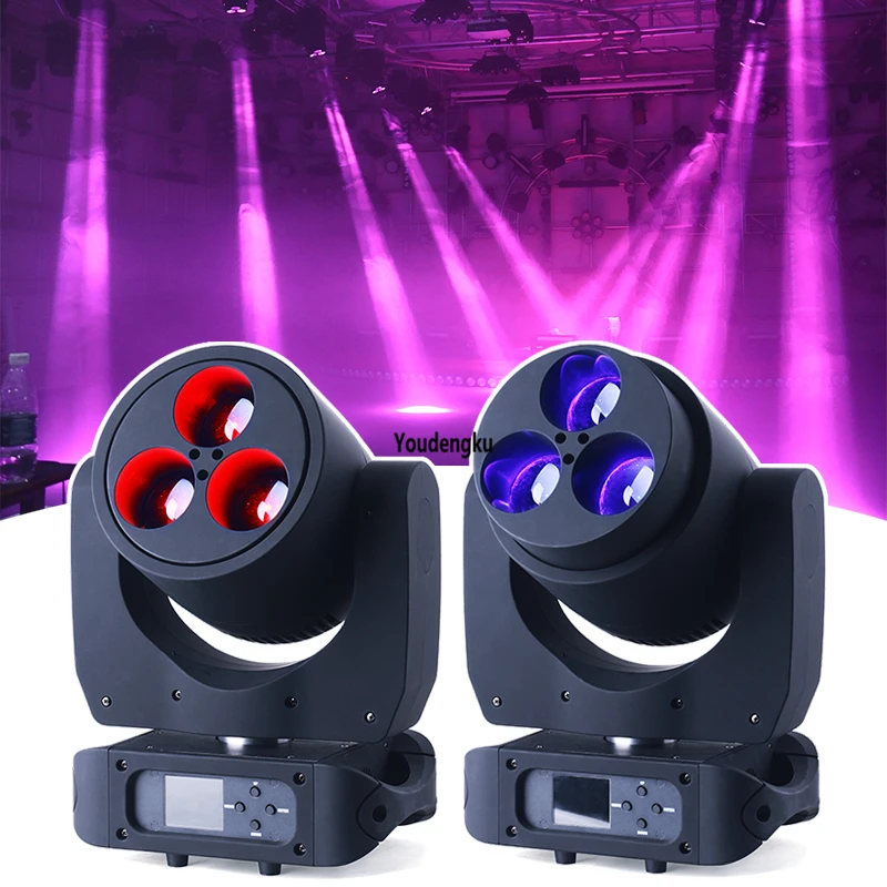 

2pcs 3x60w beam bee eye led moving head with zoom led moving head rgbw 4in1 stage lights