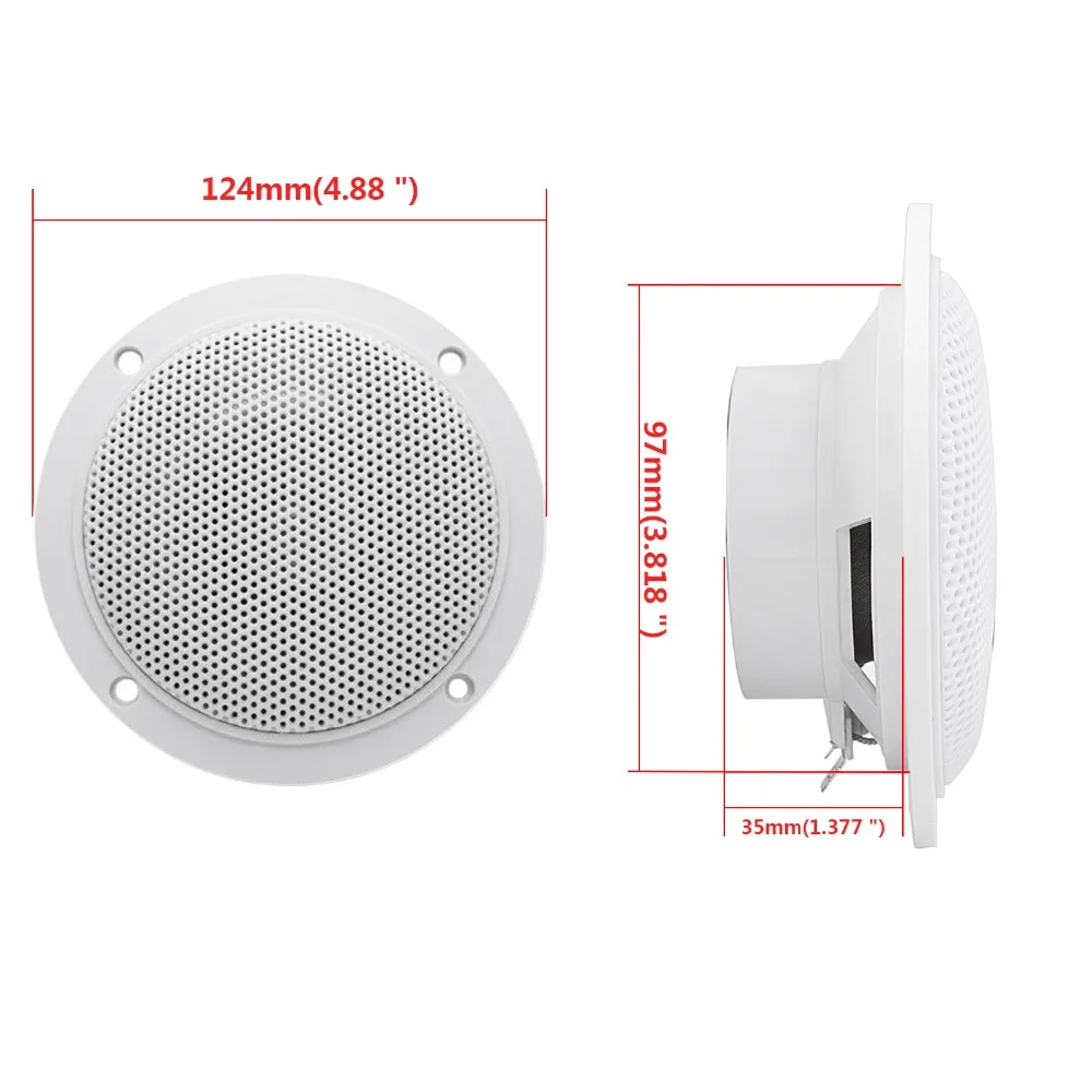 Морской Стерео радиоприемник с Bluetooth FM AM USB MP3 плеер для мотоцикла автомобиля
