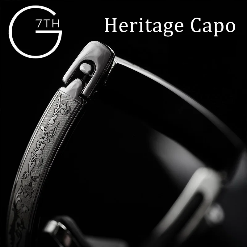 Silver Engraved G7th Heritage гитара капо с хомутом стиль - Цвет: Silver Engraved