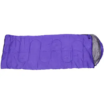 

Adult Single Camping Waterproof Suit Case Envelope Sleeping Bag Purple