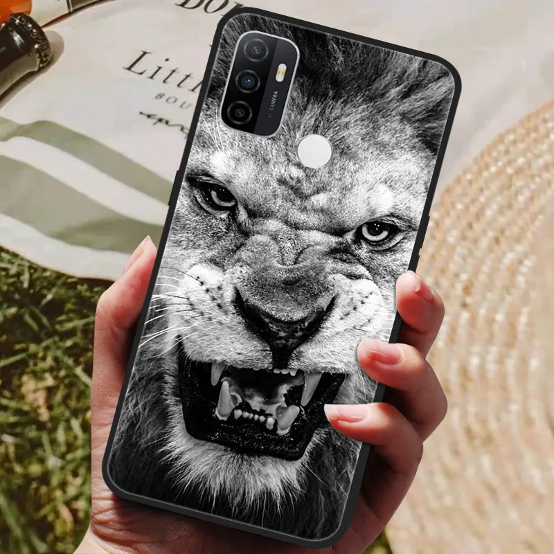 mobile pouch for running For Blackview A70 Case Cat Wolf Painted Soft Silicone Phone Cases for Blackview A70 Pro 6.517" Back Cover  For BlackviewA70 A 70 mobile pouch for running Cases & Covers