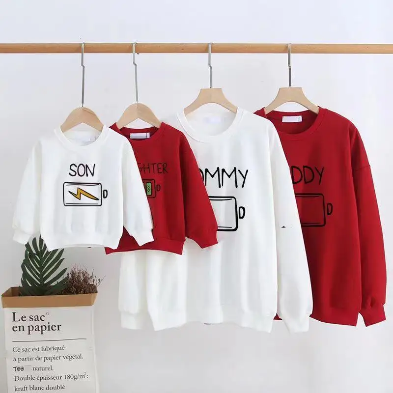 Family Sweater Mother Father Daughter Son Matching Outfits Mom Dad Baby