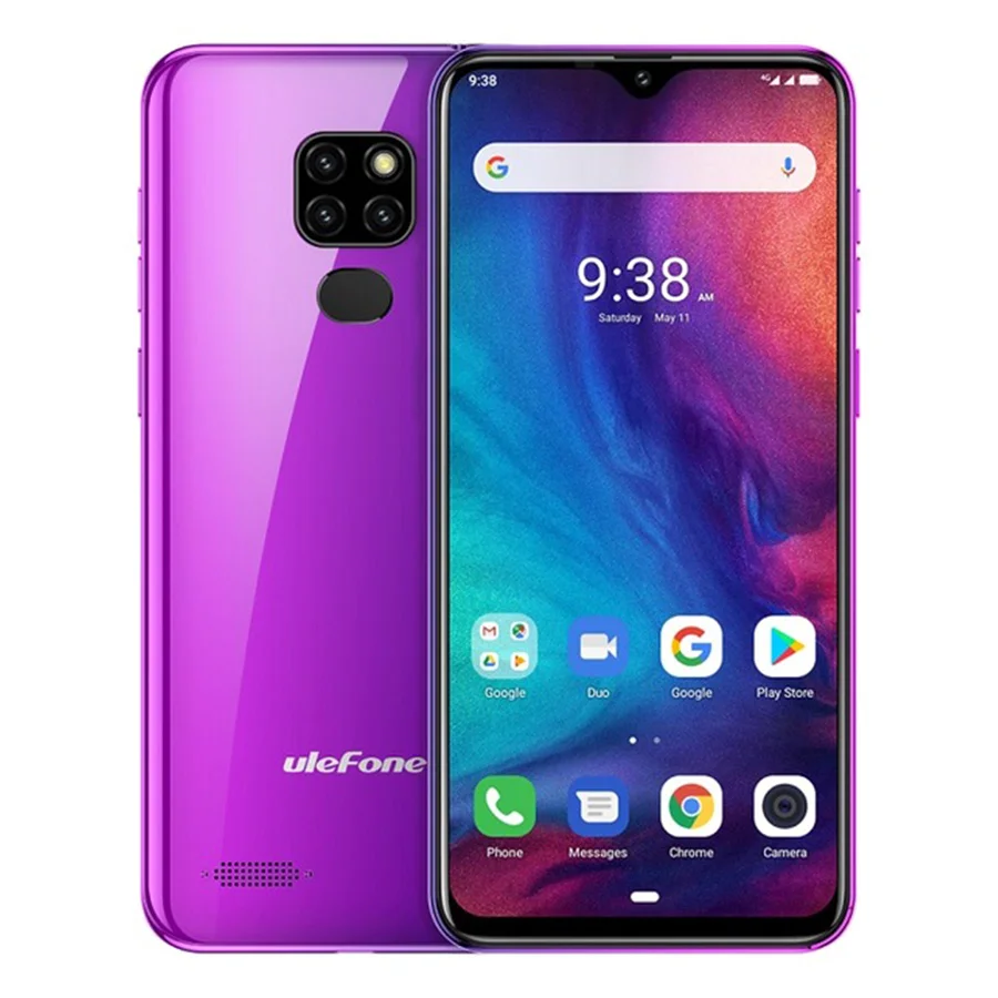 Ulefone Note 7P смартфон Android 9,0 четырехъядерный 3500 мАч 6,1 дюймов экран капли воды 3 ГБ+ 32 Гб мобильный телефон - Цвет: Purple