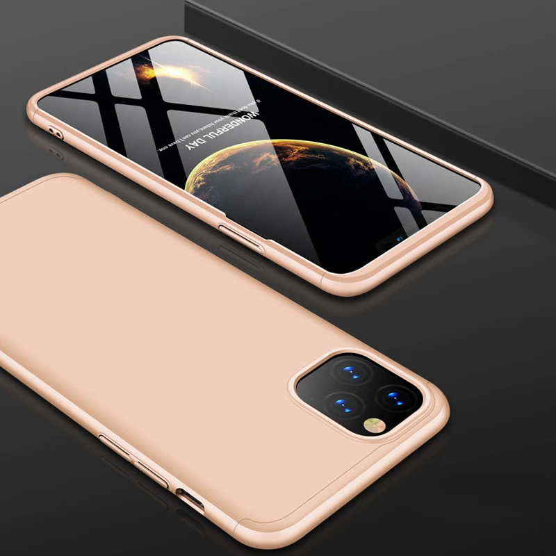 100 шт 3 в 1 Гибридный Жесткий PC полный защитный чехол для iPhone 11 Pro Max XS XR X 8 7 6 6S Plus матовый противоударный защитный чехол