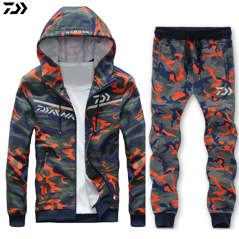 Мужской Камуфляжный костюм Daiwa тонкая рубашка с защитой от УФ лучей одежда для