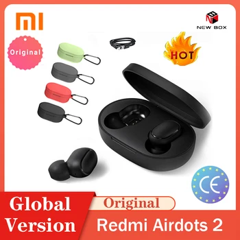 

Xiaomi Redmi Airdots 2 Bluetooth Earphone Handsfree Earbuds AI Control Stereo bass BT 5 Eeadphones سماعة гарнитура auriculares