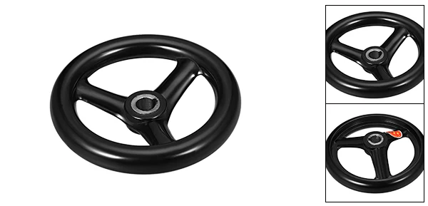 160mmx16.4mm Uxcell 1 шт. спиральное ручное колесо 80 мм 120 мм 160 мм 200 мм Диаметр маховика для фрезерного станка с вращающейся ручкой колеса - Цвет: 160mmx16.4mm