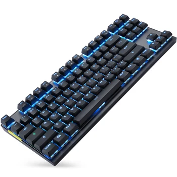 

Motospeed GK82 Type-C 2.4G Wireless/Wired Mechanical Gaming Keyboard 87Key Red Switch Rechargeable LED Backlight for PC Laptop