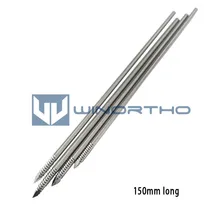 Кортикальные отрицательные Резьбовые Штифты ветеринарный ортопедический инструмент для маленьких животных больница prcie