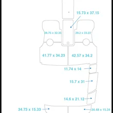 2009 Cobalt 200 плавающий шаг и коврик для кокпита лодка EVA Тиковый настил 1/" 6 мм