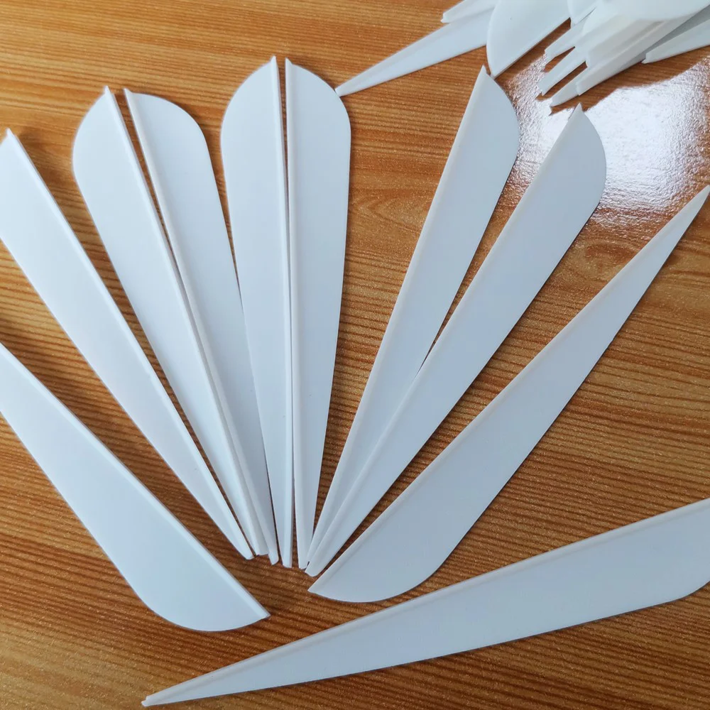 30/50Pcs Arrows for bow Archery arrow feather 3 inches Plastic Arrow Vanes TPU Feather