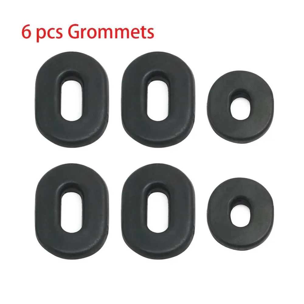 

6X Rubber Side Cover Grommet Set For Honda CB CL SL XL100 CB CT XL125 CB200 500 550 750 Replace 17247-303-000 83551-300-000