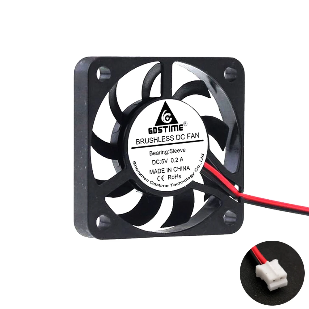 4007 бесщеточный ультратонкий вентилятор DC 5V 12V 4cm 40mm 40X40X7mm микро DC охлаждающий вентилятор ПК cpu Радиатор VGA кулер - Цвет: 5V   PH2.0   2Pin