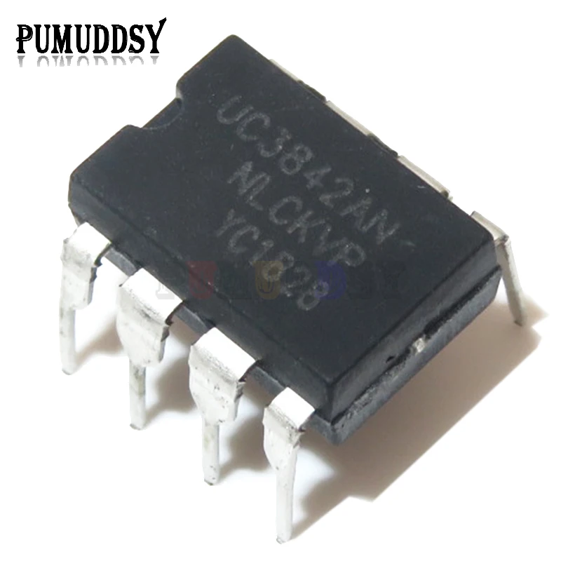 10 шт. UC3842 UC3842B UC3842BN UC3842AN uc3842 DIP-8 DIP PWM импульсный преобразователь питания |