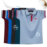 Polo décontracté à manches courtes pour hommes, t-shirt en coton respirant, mode estivale, grande taille, 4XL, 5XL, 6XL, HA204, 2021 2