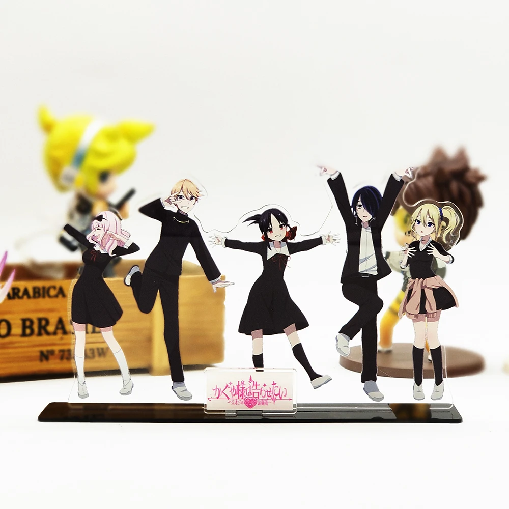 Модель Kaguya sama wa Kokurasetai, держатель для пластины, Топпер, аниме Tensai tachi no Renai Zunousen Miyuki Chika Ai