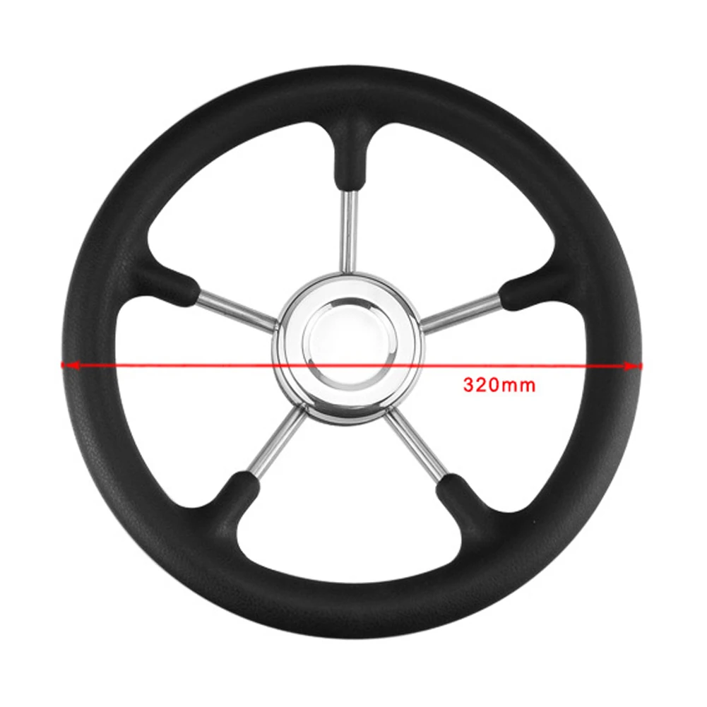 320 мм полиуретановая пена для яхты профессиональная 5 спиц рулевое колесо коррозионно-стойкая морская замена аксессуары для лодки
