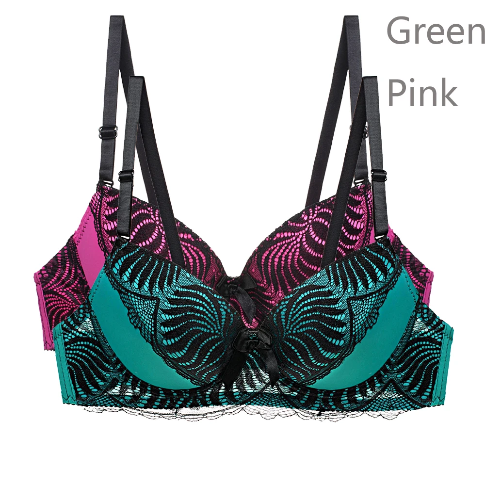 green pink