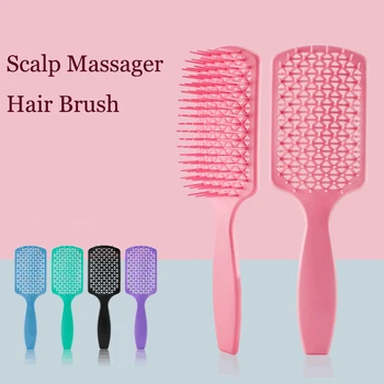 Online Verwicklung Haar Pinsel Salon Haar Styling Werkzeuge Große Platte Kämme Massage Haar Kamm Haar Bürsten Mädchen Pferdeschwanz Kamm