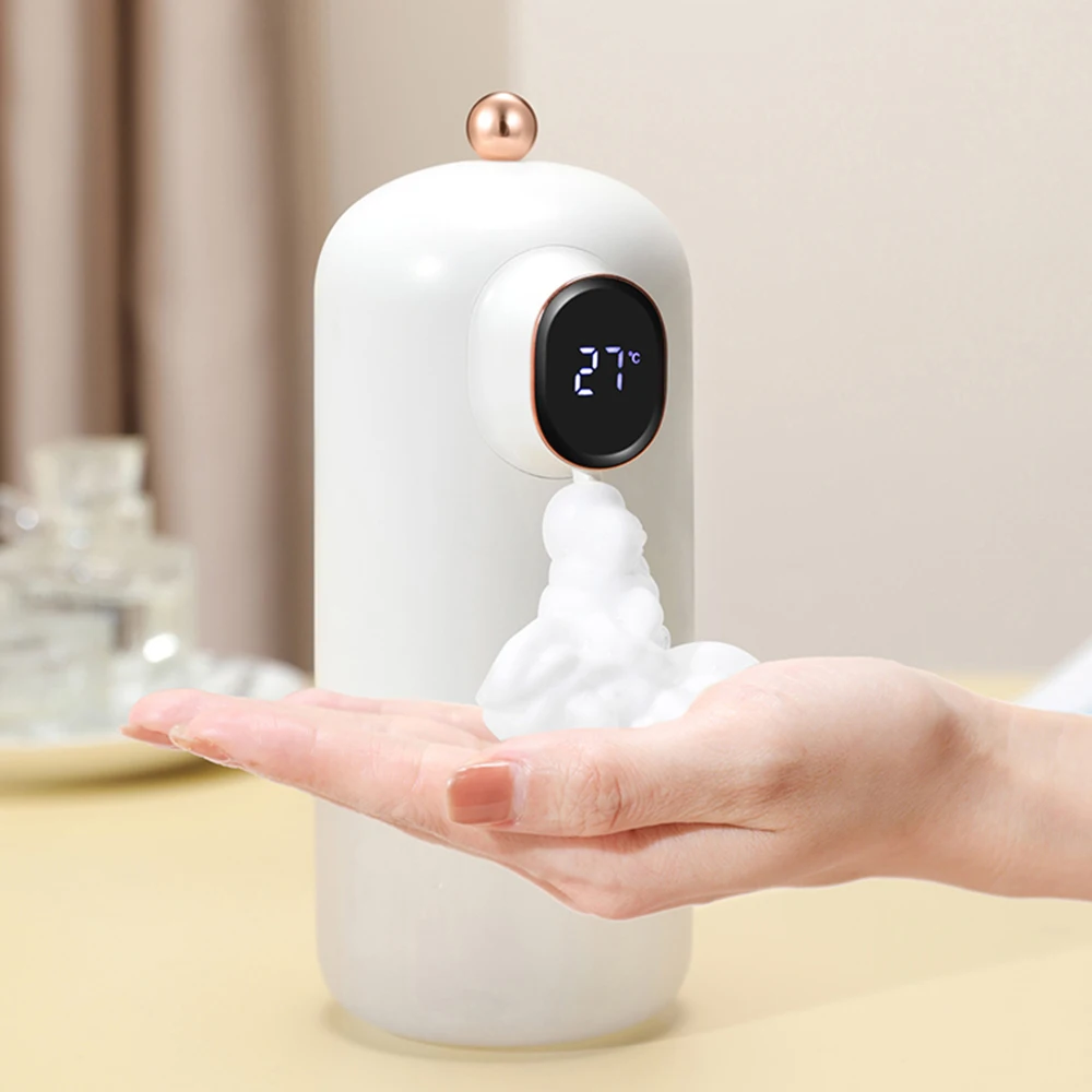 

G6 Automatic Soap Shampoo Dispenser 300ML Portable Induction Foam Hand Washer 1800mAh Smart Sensor Touchless Foam Producer