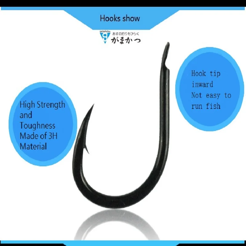3 шт./упак. рыболовный крючок Япония гамакацу крюк кривой крючок колючий позвоночник специальный крючок для гигантских рыб танцы Воробей черный