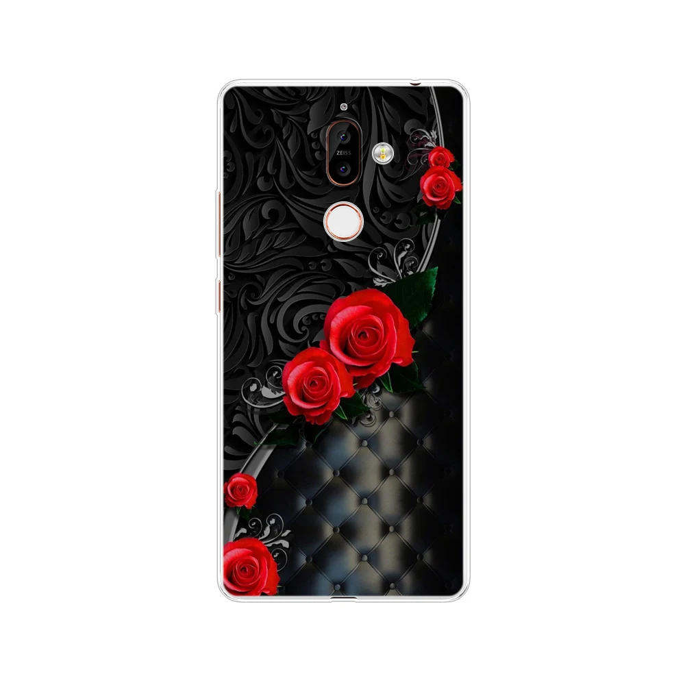 Чехол для Nokia 6 1 7 plus 8 9 2018 x 5 мягкий силиконовый чехол из ТПУ задней панели телефона