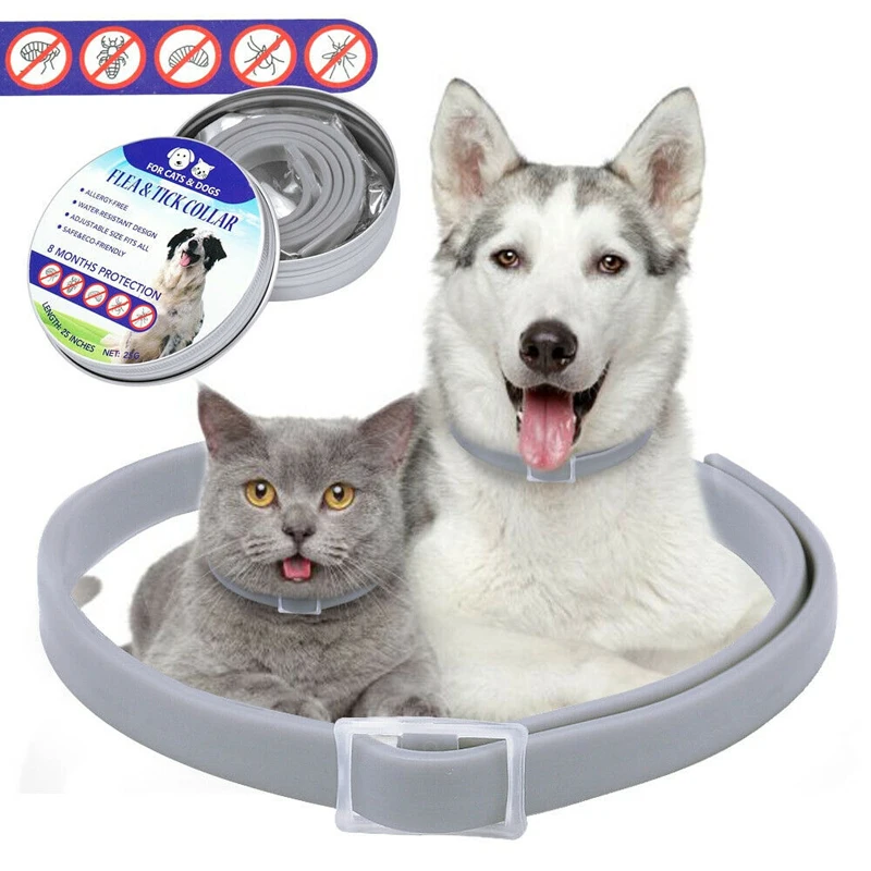 

Practical Cats Dogs Pets Flea and Tick Collar Adjustable Long-term Protection Dog Cat Anti Flea Anti Mosquito Insect Collar