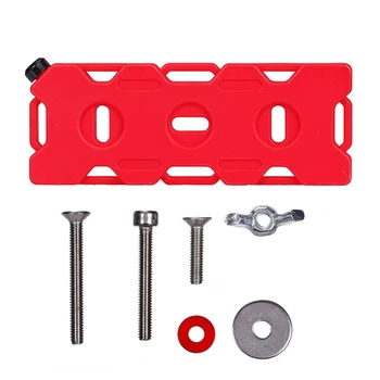 

1PCS RC Car Plastic Back Oil Box Fuel Tank for 1/10 RC Crawler Traxxas TRX4 Axial SCX10 90046 Redcat GEN 8 MST Tamiya,Red