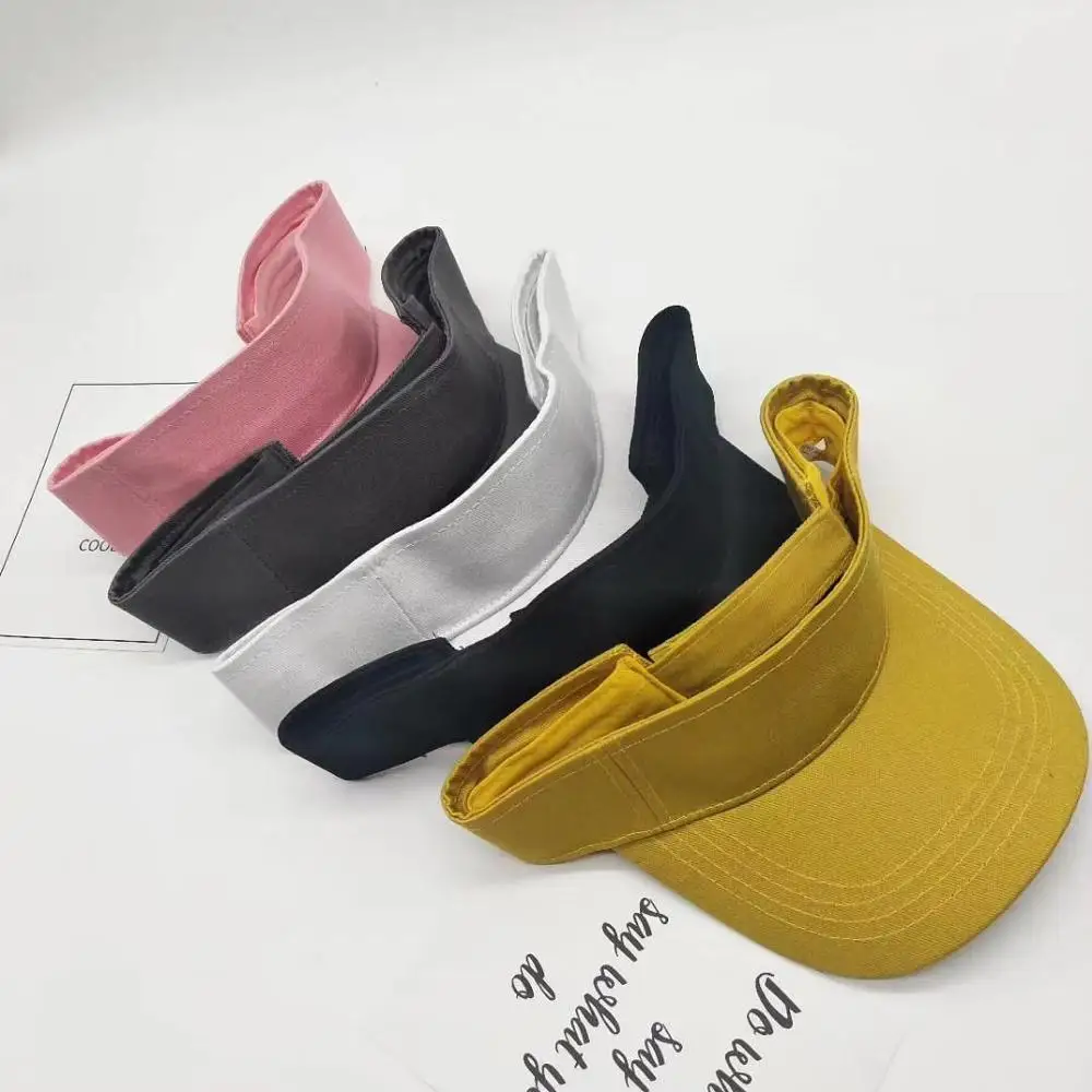 2020 New Sun Visor Hat Caps For Kids Children Sun Protection Hat For Boys Girls Adjustable 6