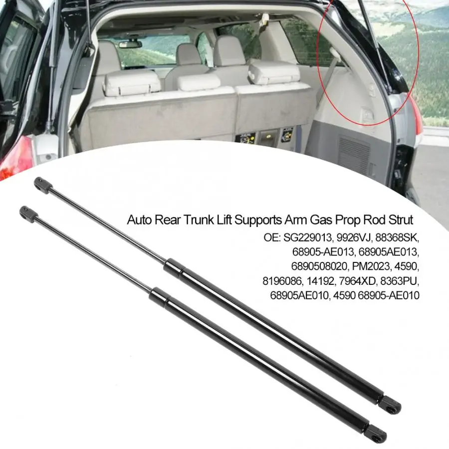 strut bar 1 Pair Auto Rear Trunk Lift Arm Gas Spring Damper Strut Fit