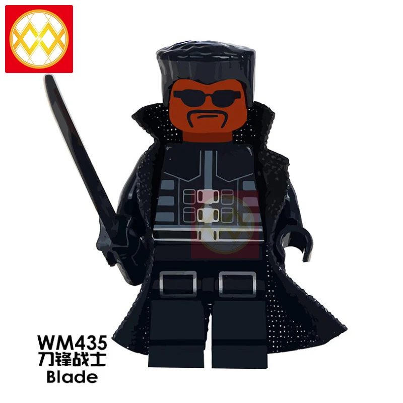 WM435 Hello Boy Ghost мотоциклист Гидра строительные блоки Surfur Firestorm Robocop Blade Supervillians красные игрушки в форме черепа детские подарки - Цвет: WM435