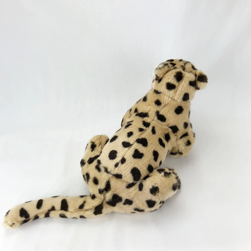 Моделирование Гепард пантера джунгли игрушечные животные плюшевая Детская Игрушка Декор для домашнего дивана орнамент на столе, чтобы узнать различных животных