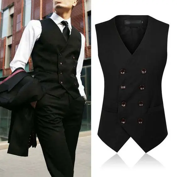 

Business Custom Made Black Men Suit men Classic Groom Tuxedos Blazer Men Prom Mens suits Bridegroom (Jacket+Pant+Vest+Tie)