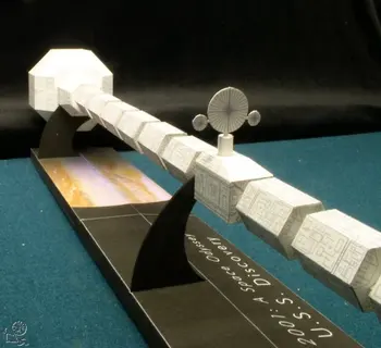 

1:48 Interstellar spaceship in the movie "2001 Space Wandering" Paper Craft Manual DIY