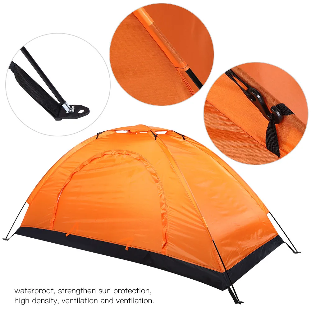 Jotekonoby Tente De Camping Ultralégère Avec Abris Et Sac De Transport, Abri De Camping Avec Poteaux En Fibre De Verre, Tente De Camping Portable Pour La Plage, La Pêche, Les Voyages, La