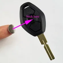 5 шт./лот 3D 10 мм 11 мм 12 мм кристалл Автомобильный логотип эмблема ключ кнопка наклейка для Volkswagen VW Skoda для Audi для BMW M складные ключи