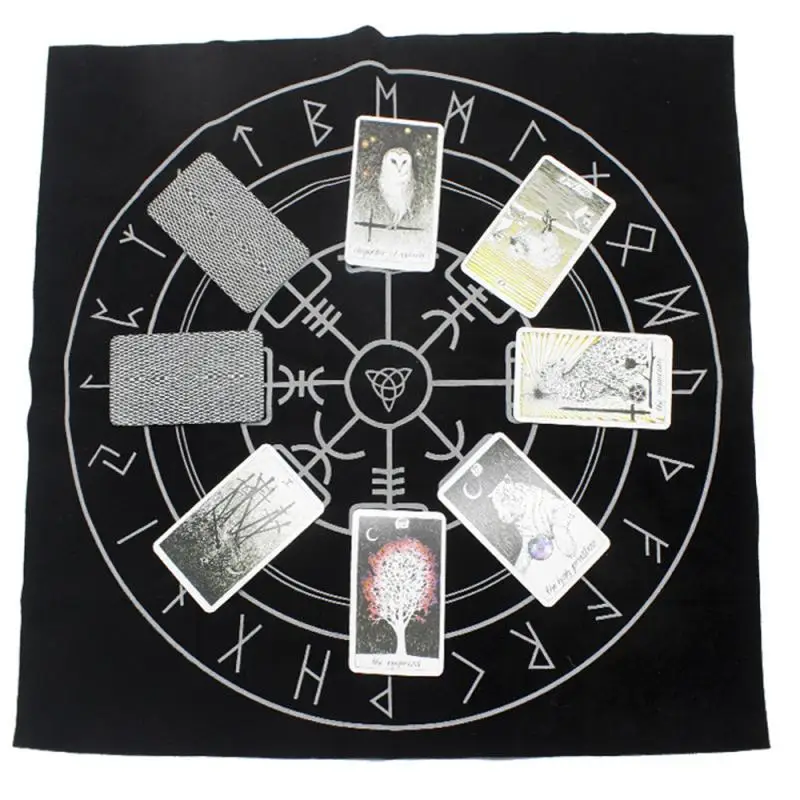 49x49 см астрологическая ткань для алтаря Таро Wicca алтальная настольная игра товары